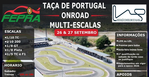 Taça de Portugal Onroad - Multi-escala - 2026